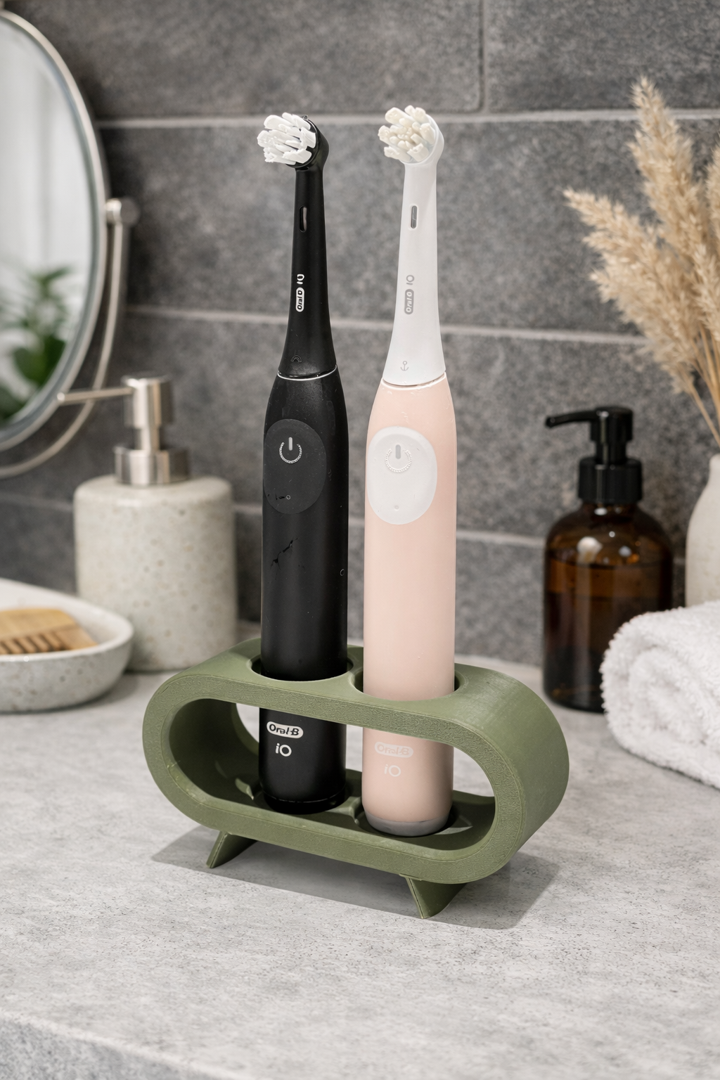 Minimalistische Tandenborstelhouder 2 – Strakke & Hygiënische Badkamer